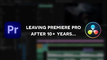 Leaving Premiere Pro after 10 years... DaVinci Resolve Review