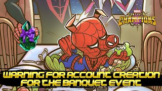 Warning For Those Creating Accounts For This Event |Banquet Event Prep| Marvel Contest of Champions