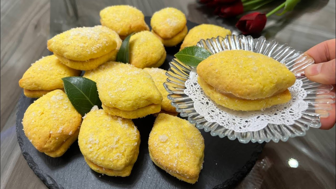 СЛАДКОЕ ЛИМОННОЕ ПЕЧЕНЬЕ 🍋 ОНИ ДЕЙСТВИТЕЛЬНО ОСОБЕННЫЕ! Быстрый и простой рецепт