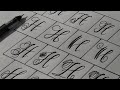 Cursive Character &#39;H&#39; - 16 Different Way To Write - Dp&#39;s Calligraphy &amp; Art #calligraphy