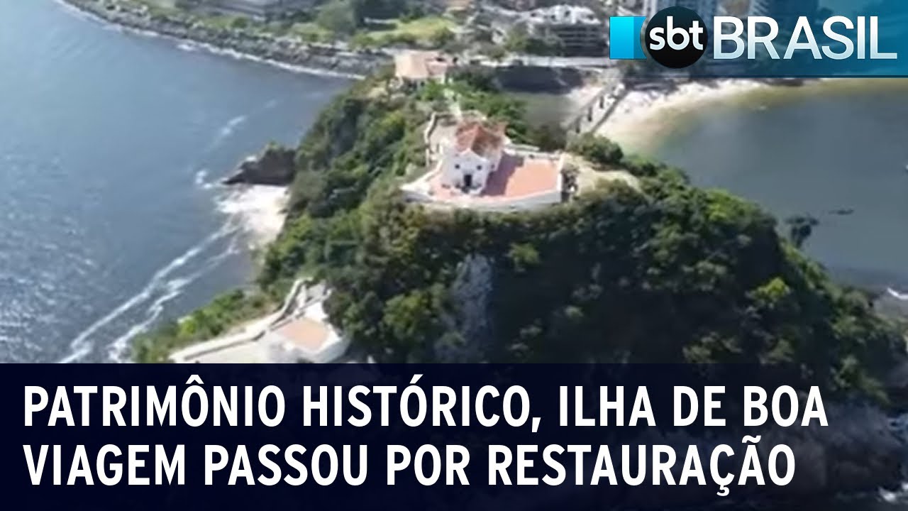 Ilha da Boa Viagem, em Niterói, é reaberta | SBT Brasil (23/09/23)