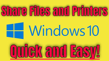 Fix Windows 10 File and Printer Sharing With One Click