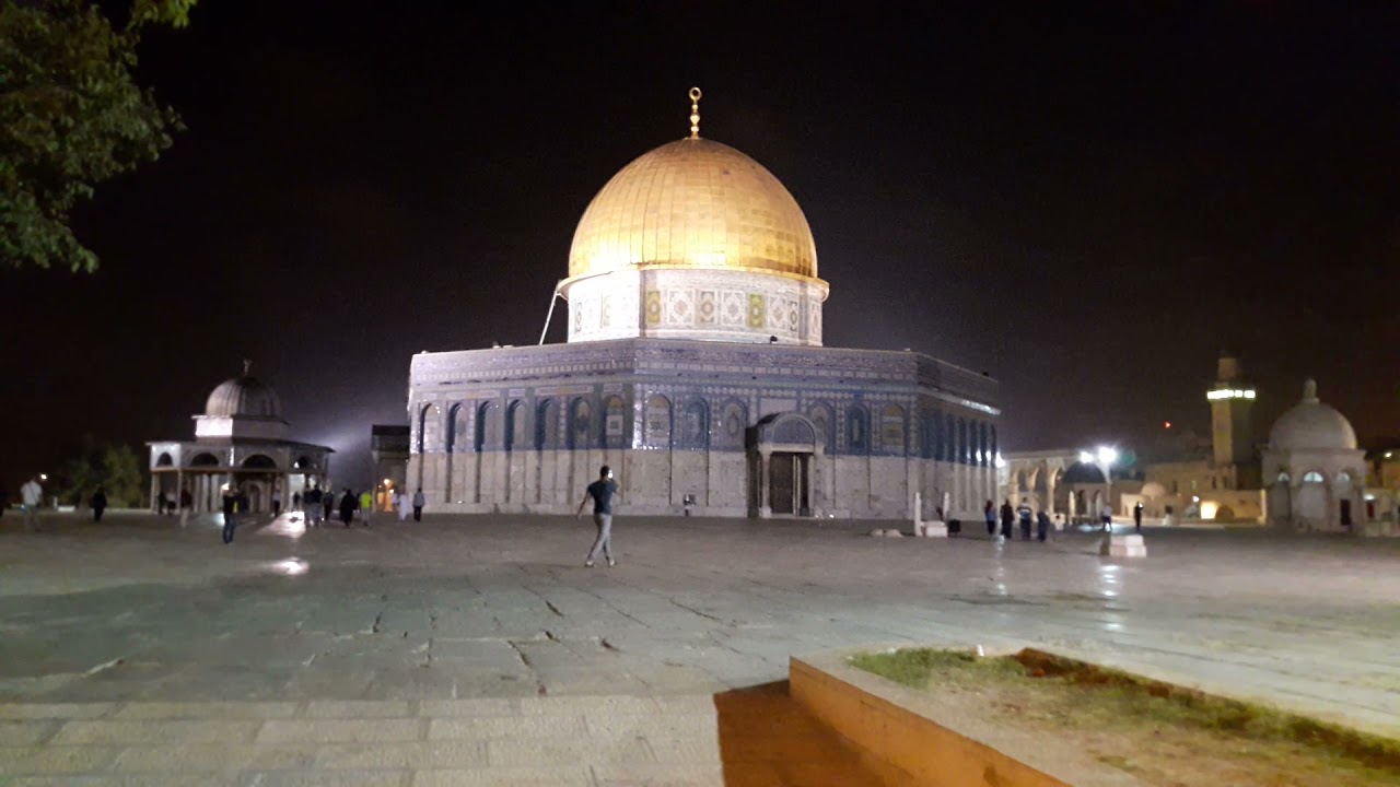 Kudüs sokakları ve tüyler ürpertici Mescid-i Aksa sabah ezanı
