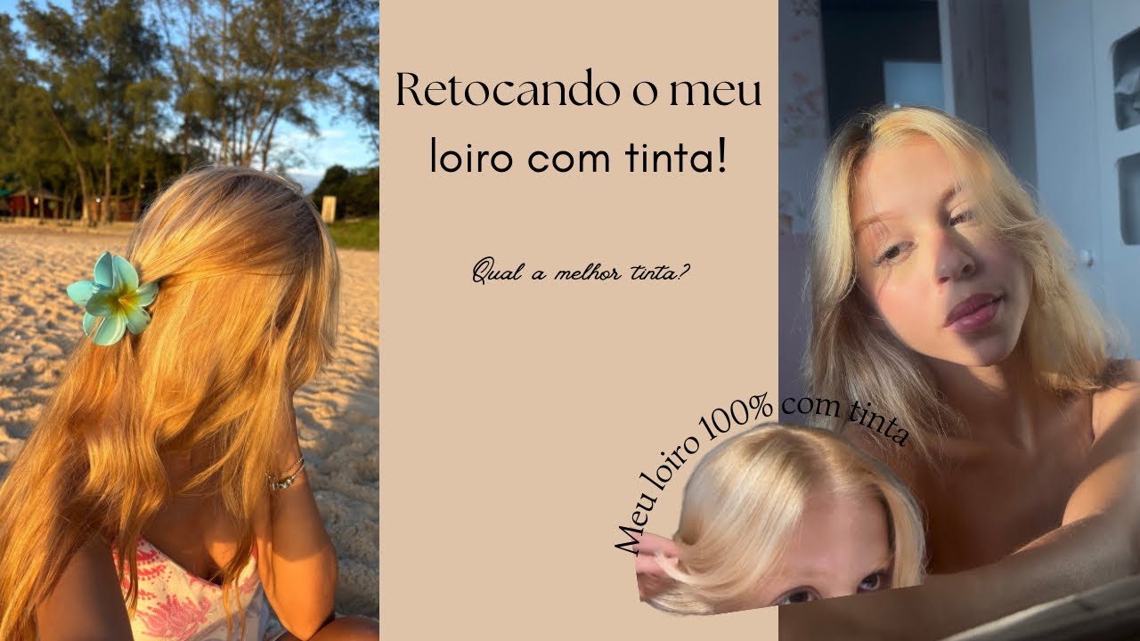 FICANDO LOIRA APENAS COM TINTA! O resultado é impressionante😍