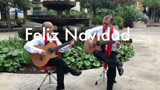 Video thumbnail of "Feliz Navidad (Fingerstyle) - Carlos Sanchez - Spanish Guitar Duo"