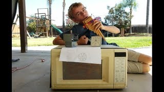 How a Microwave Works || Explained With a Pan Flute