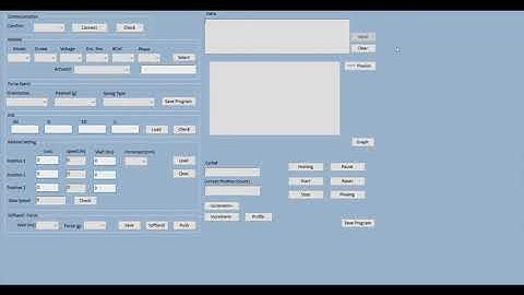 Actuator Programmable GUI from SMAC