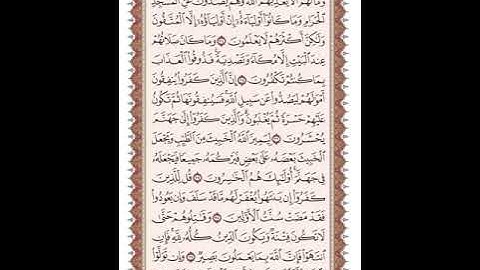 ص 181 القرآن الكريم صفحات بصوت المنشاوي نسخة الإذاعة