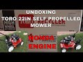 TORO 22in HONDA | Unboxing the High Wheel Variable Speed Gas Walk Behind Self Propelled Lawn Mower