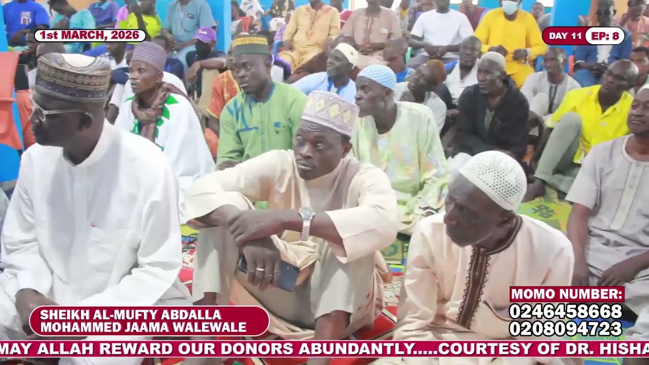 CMYA 2026 TAFSEER BROADCAST ON NTV: SHK. A. JAAMA WALEWALE, EP8. 