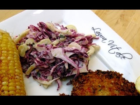 How to Make Homemade Cole Slaw - Recipe by Laura Vitale - Laura In The Kitchen Episode 60 | Laura in the Kitchen