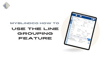 How to Use the Line Grouping Feature in MyBlindCo
