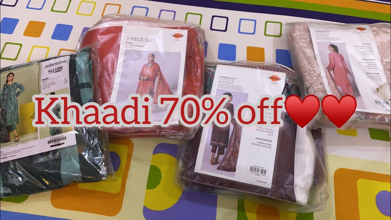Khaadi phir se 70 off restock timing major haul lootlo sale ♥️♥️
