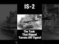 Why German Tankers Feared the Soviet IS-2?