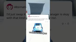 "Epic Coworker Swap Prank: Hilarious Desktop Makeover Reaction!"