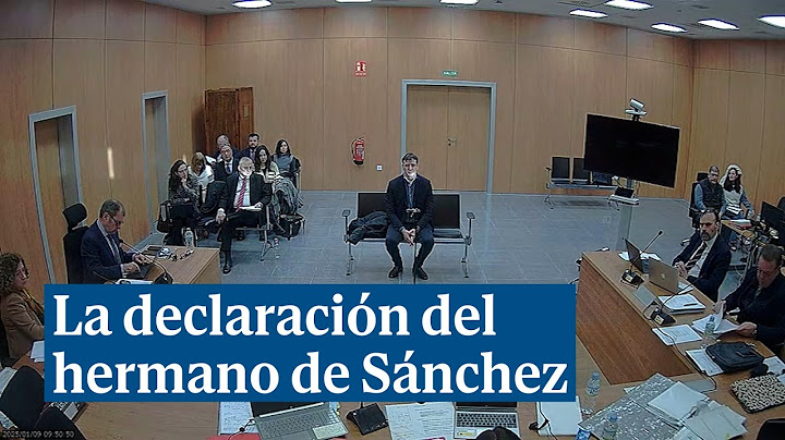 Los momentos más destacados de la declaración del hermano de Pedro Sánchez