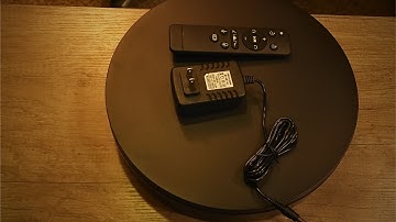 JAYEGT Motorized Rotating Display Stand Black 11.8in Wireless - Product Video