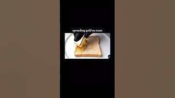 ASMR Gold Spread On Toast #ai #asmr #asmrsounds #asmrvideo