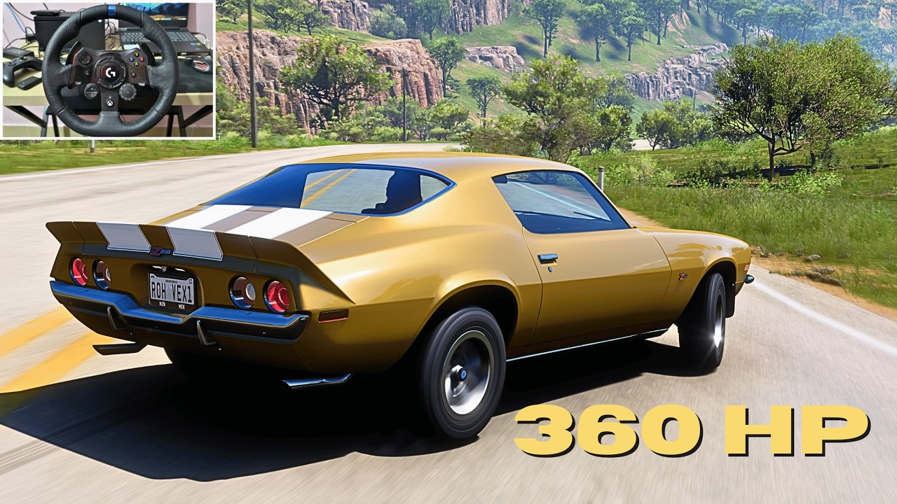1970 Chevrolet Camaro Z28 360HP GOLDEN ERA MUSCLE | Forza Horizon 5 | Wheel Cam
