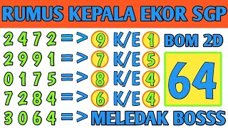 PREDIKSI SGP 13 JULI 2025 | BOCORAN TOGEL SINGAPURA HARI INI | RUMUS KEPALA EKOR SGP JITU