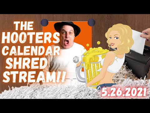 THE HOOTERS CALENDAR SHRED STREAM!!!! 5.26.21 - Perry Caravello Live (PCL)