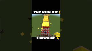 TNT RUN OP ENDING!😳😱🤯#shorts#minecraft