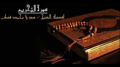 سورة التحريم - الشيخ صبري محمد قطب