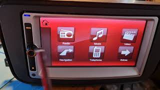Smart Car Navigation Unit 451 Bosch Touch Screen Calibration Instructions screenshot 2