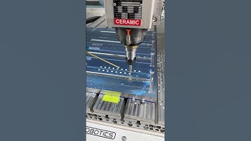 Spot Drill on EXECUTIVE 8 (Servo) CNC Router #Shorts  #cncrouter #cut