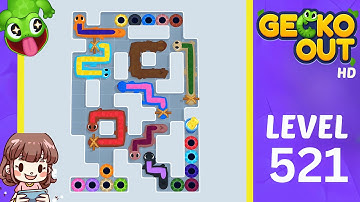 Gecko Out Level 521 Solution Walkthrough