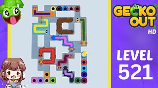 Gecko Out Level 521 Solution Walkthrough