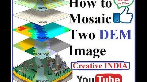 How to Mosaic Two DEM Image (Simple)