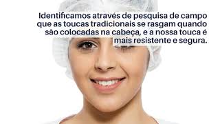 TOUCA SANFONADA DESCARTAVEL EM TNT TOUCA SANFONADA DESCARTAVEL EM TNT