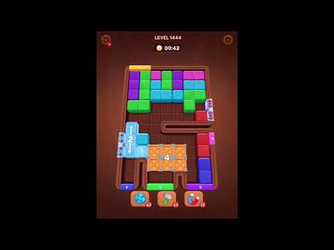 Wood Away Block Puzzles Levels 1441-1442-1443-1444-1445-1446-1447-1448-1449-1450