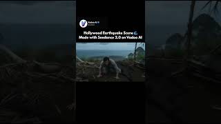 Hollywood Earthquake &amp; Tsunami Scene | AI Cinematic Disaster (Seedance 2.0 | Vadoo AI)