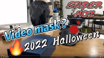 2022 LED Video Mask -Wifi Connection, Support Gesture interaction & Video Display