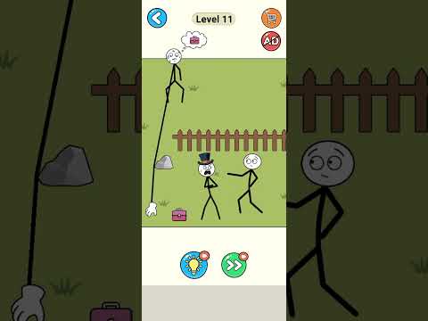 Thief Puzzle Level 11  solution, playlist, Stickman Thief Puzzle IQ Games, HyperOn Studios
