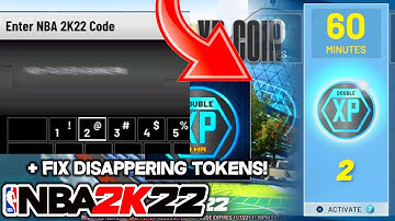 NBA 2K22 HOW TO GET 2 FREE DOUBLE XP COINS RIGHT NOW! HOW TO FIX DISAPPEARING XP COINS ON NBA 2K22!