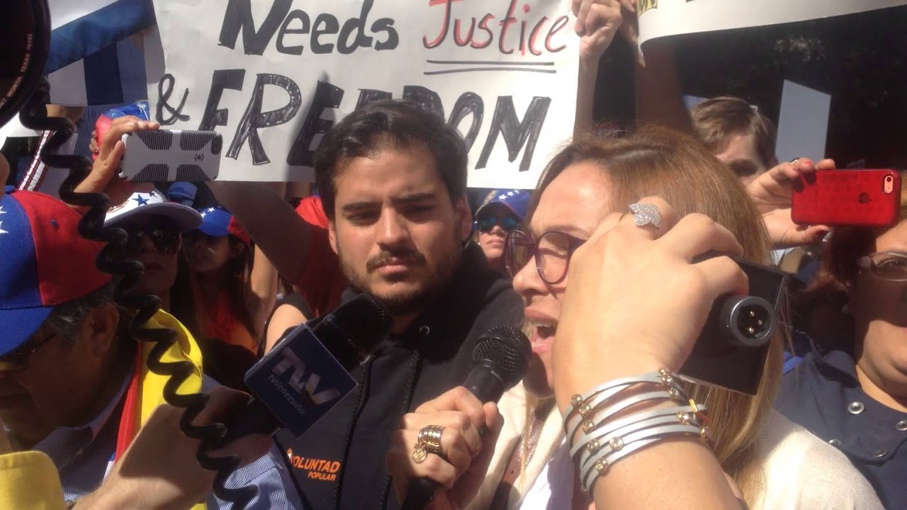 Fabiola Colmenares - protesta ONU-NY 