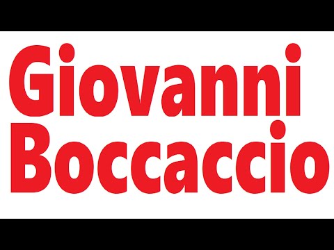 A short biography of Giovanni Boccaccio