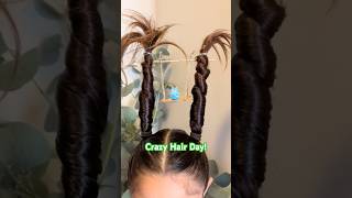 Crazy hair day! 🐰🩵 #crazyhair #jae #playwithjaeandozzy #diy #kids #sodapop  #demonhunters