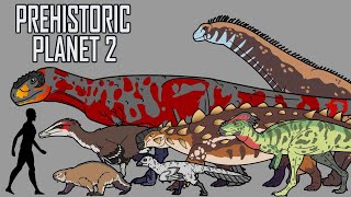 Prehistoric Planet 2 Animated Size Comparison