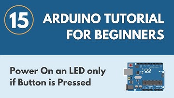 Power On an LED only if Button is Pressed (Challenge 3) - Arduino Tutorial for Beginners 15