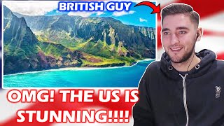 British Guy Reacts to Most AMAZINGLY Beautiful Places In America!