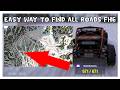 how to find roads on forza horizon 6