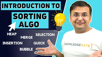 2.1 Introduction to Sorting Algorithm | Time Complexity | Stable/Unstable | Internal/External