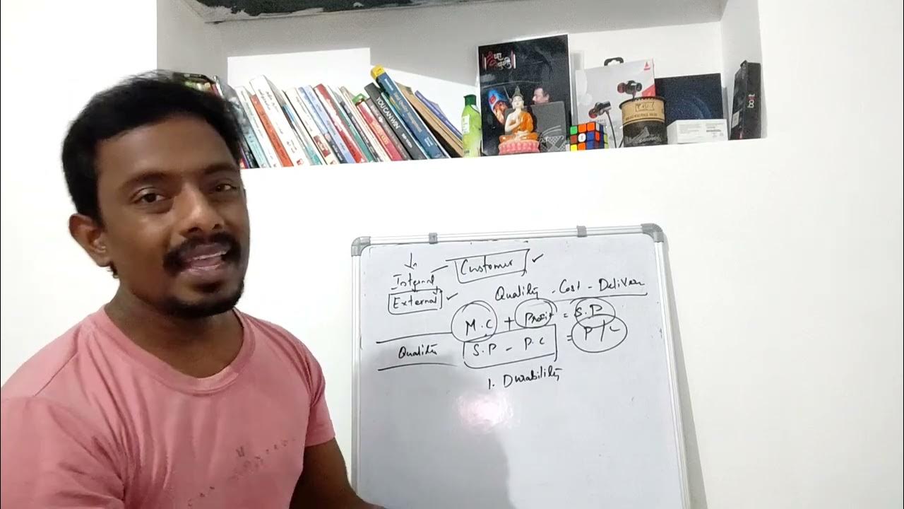 What is customer in tamil How to set making cost Types of quality