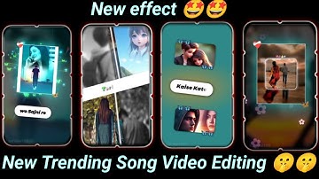New Trending Song ❤️O Sajni Re... Alight Motion Video Editing 🤫 Lyrics & Photo Effect Video Editing