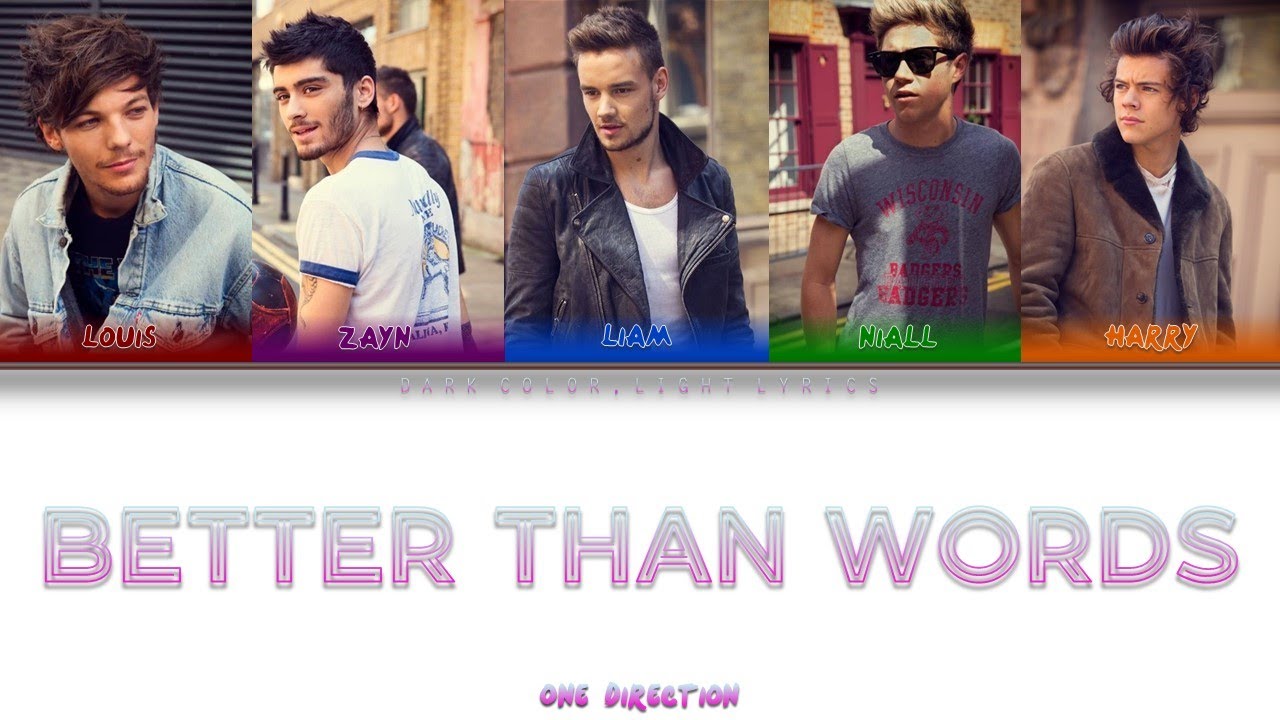 One Direction 'Better Than Words' Lyrics [Color Coded ENG_ESP]