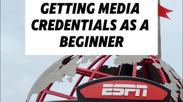 How to Get Media Credentials for Sporting Events as a Beginner Sports Photographer/ Videographer